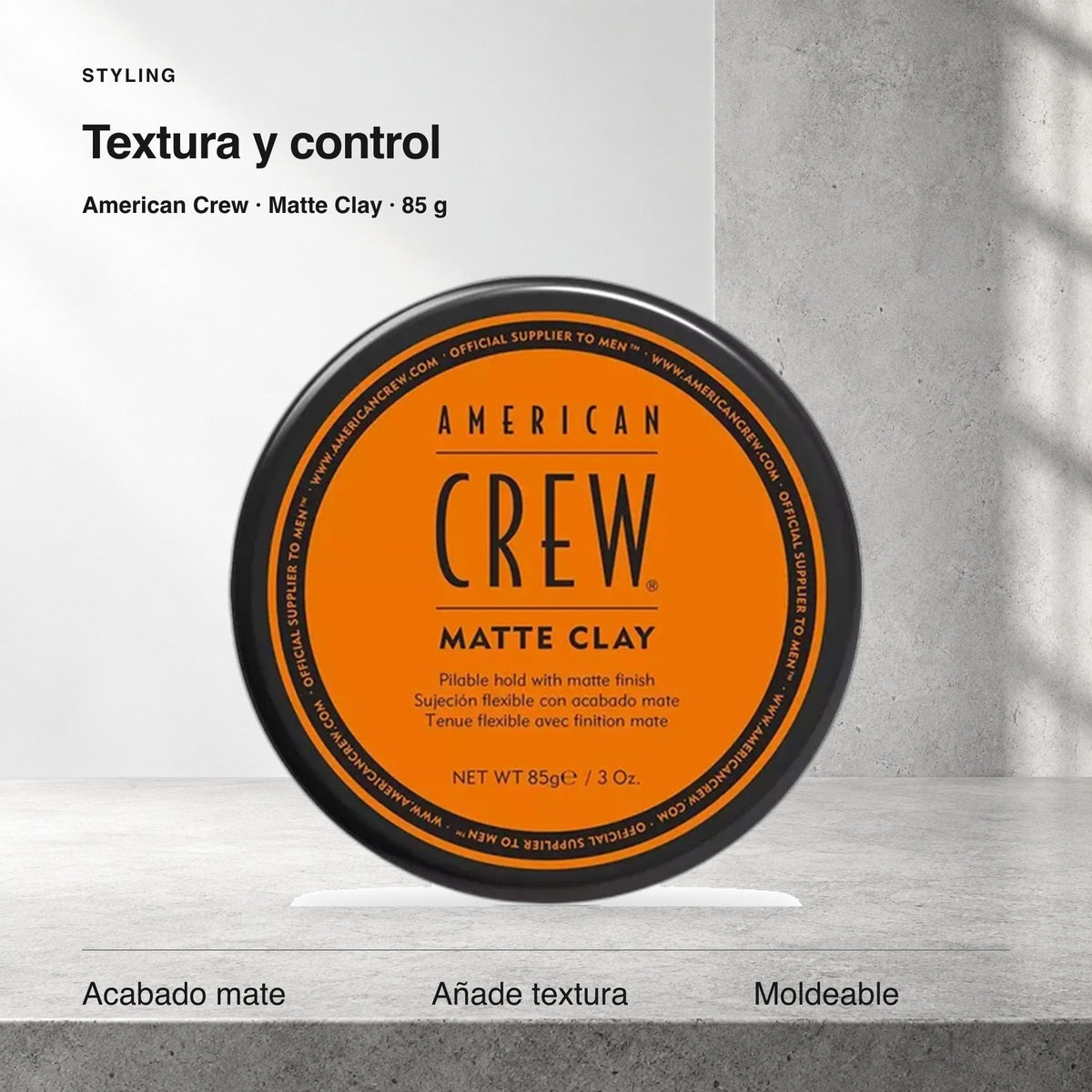American Crew Matte Clay - 85 gr