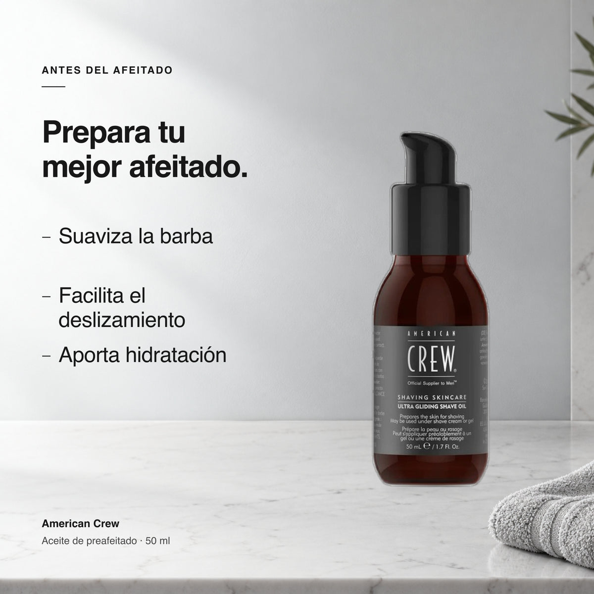 American Crew Ultra Gliding Shave Oil - 50 ml