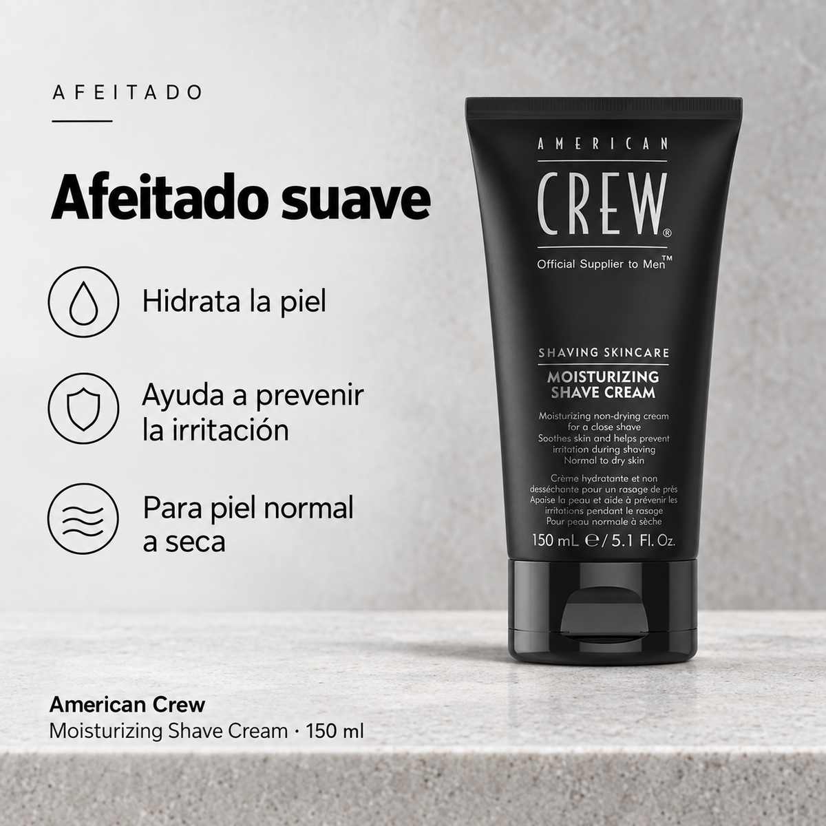 American Crew Moisturizing Shave Cream - 150 ml