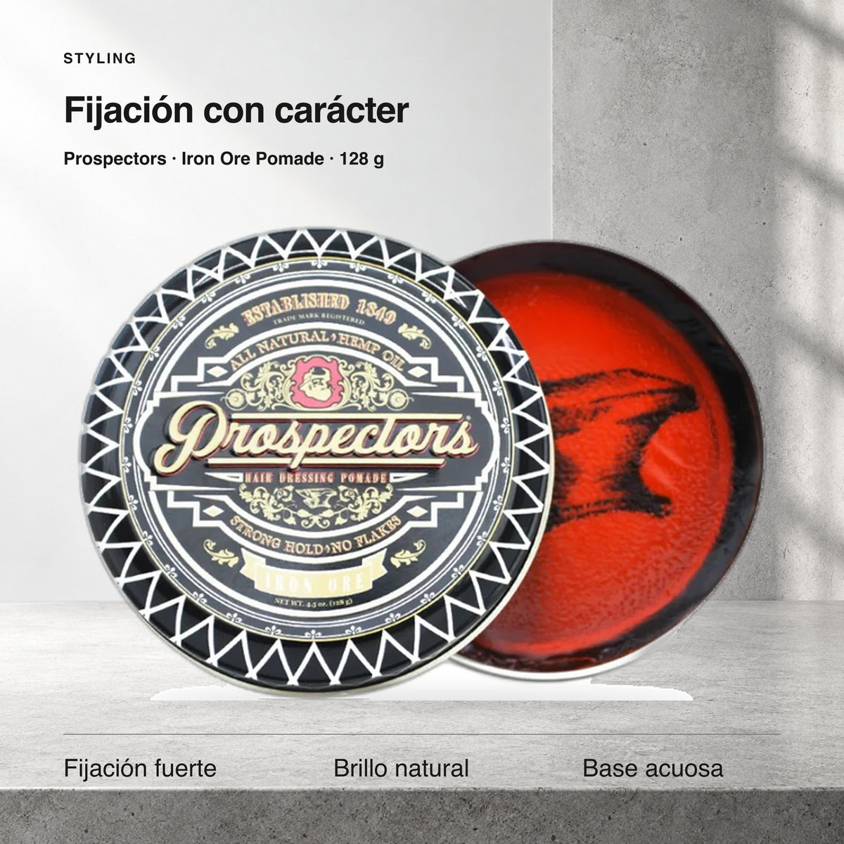 Prospectors Iron Ore Pomade - 128 gr