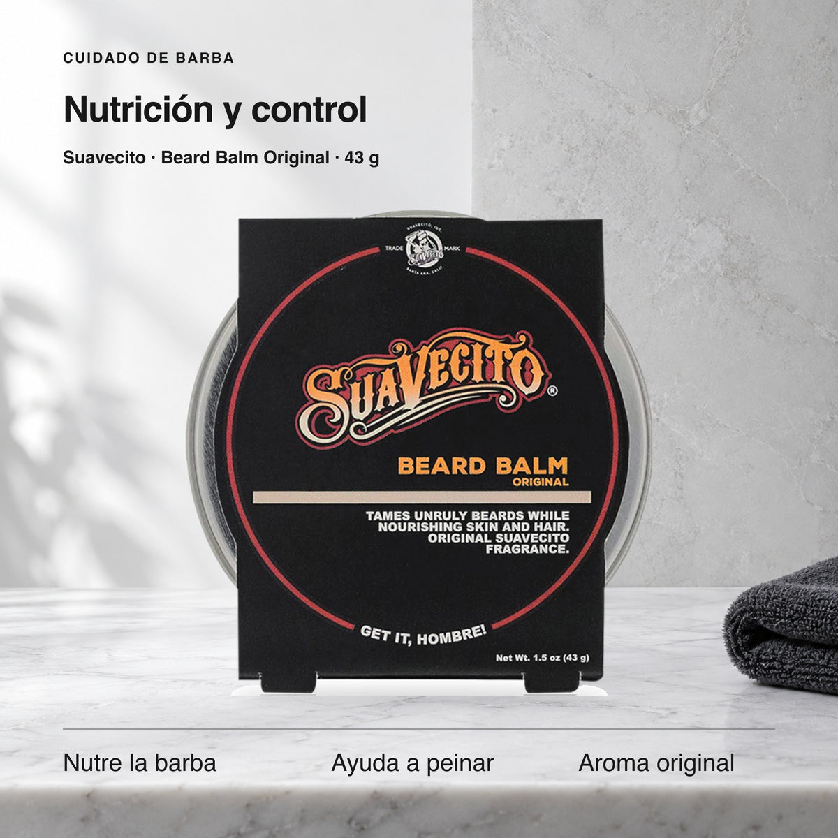 Suavecito Balsamo para Barba - Original - 43 gr