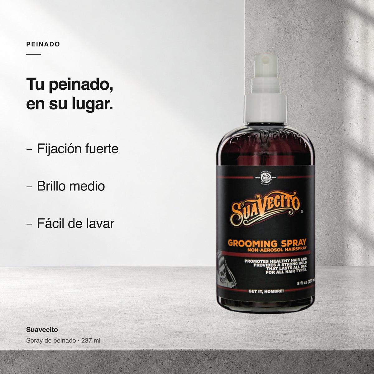 Suavecito Grooming Spray (Non-Aerosol) - 237 mL