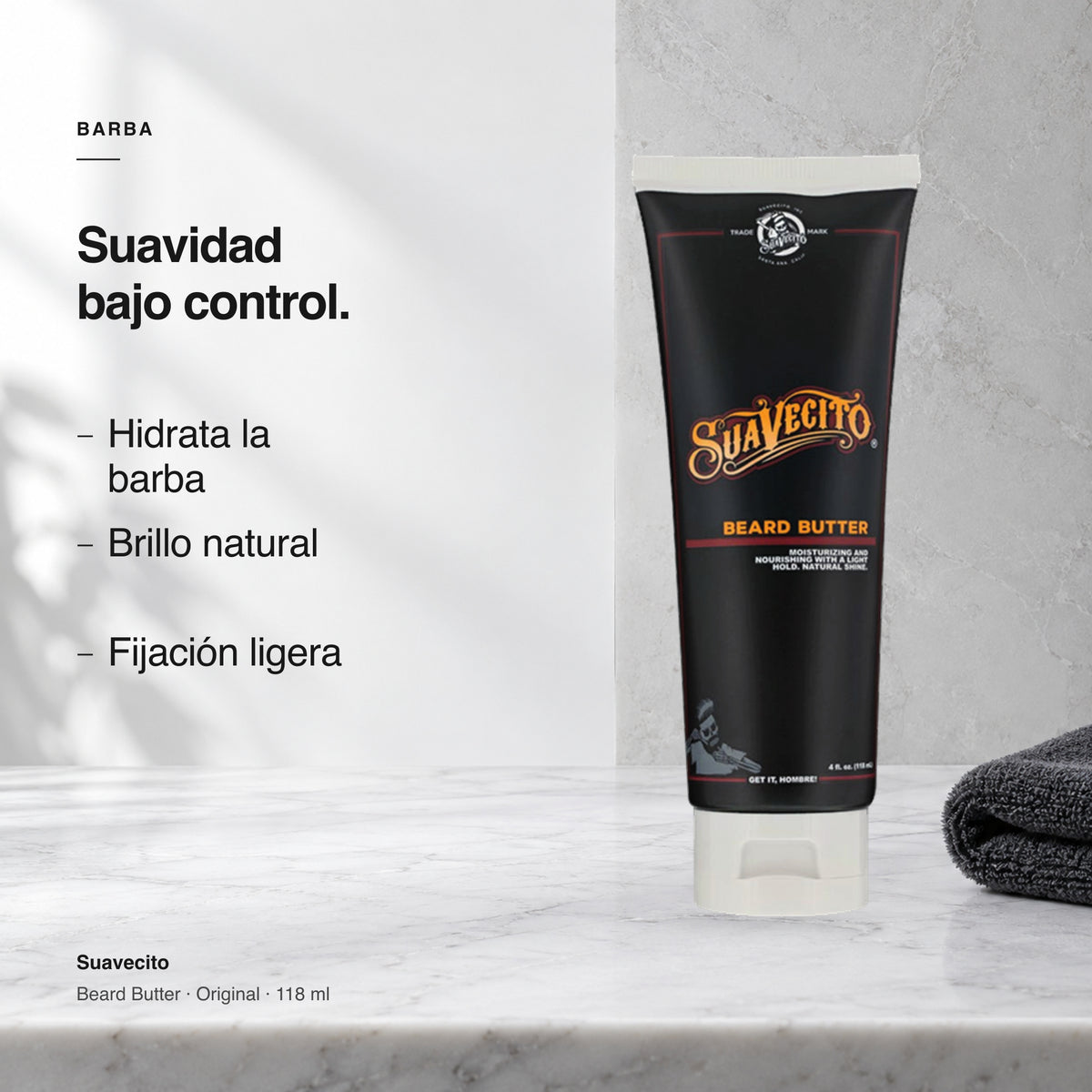 Suavecito Beard Butter - Mantequilla para Barba - Original - 118 ml