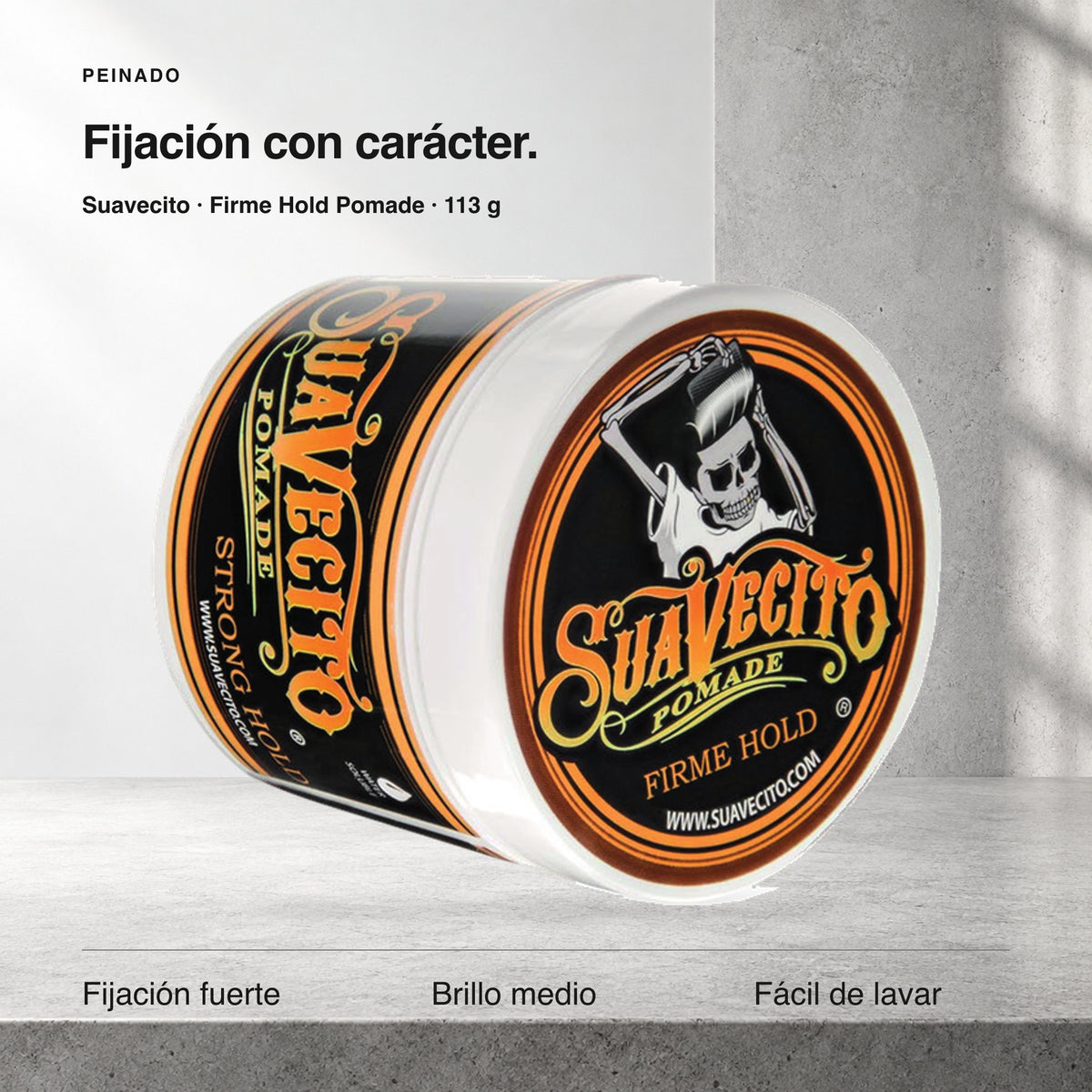 Suavecito Pomada Firme (Strong Hold) - 113 gr