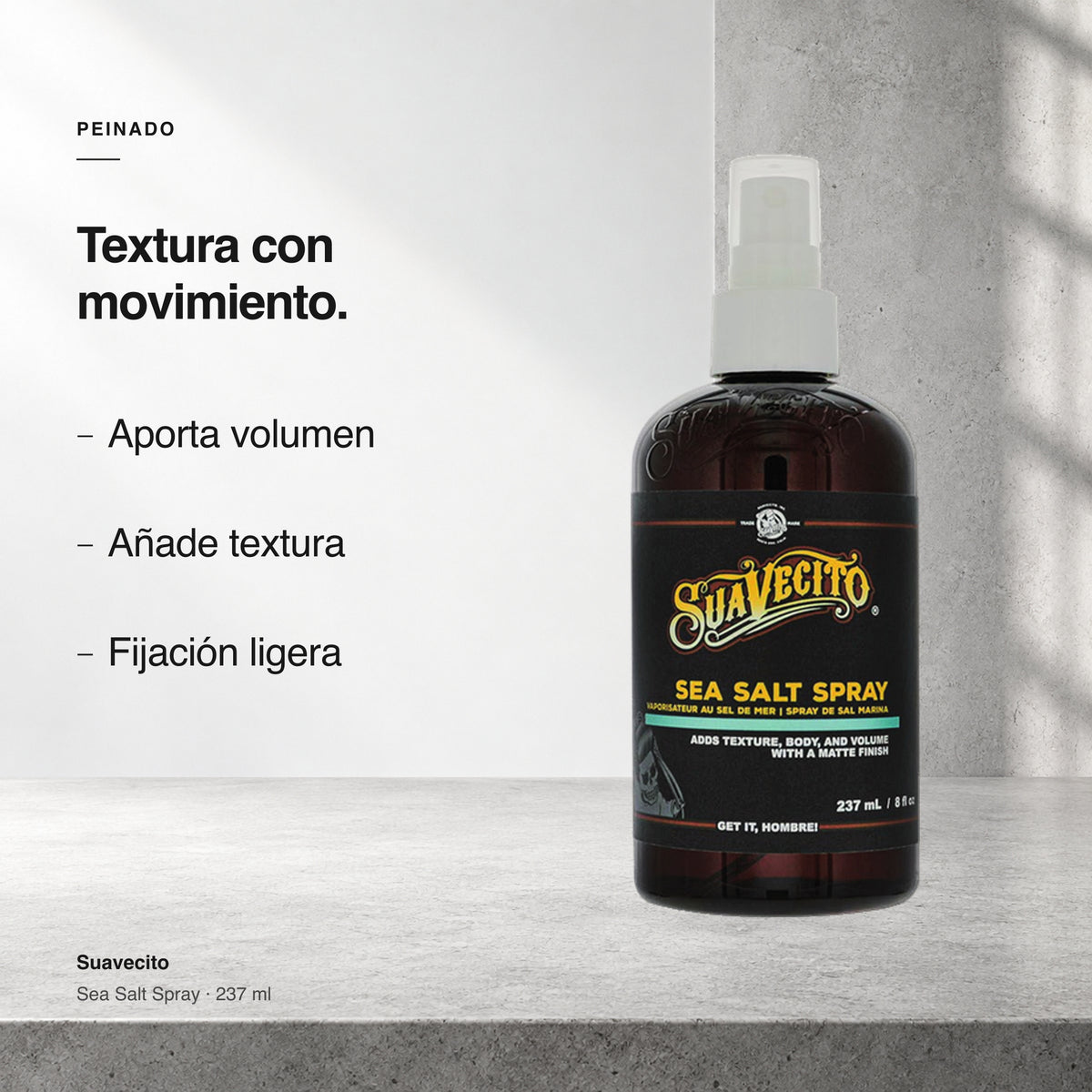 Suavecito Spray de Sal Marina - Sea Salt - 237 mL