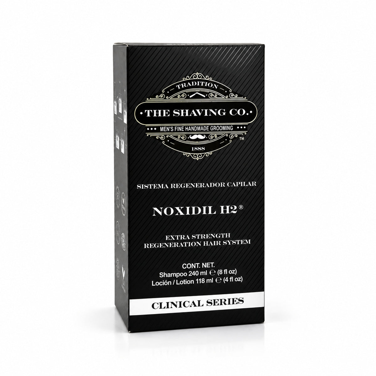 The Shaving Co NOXIDIL- H2 Sistema Regenerador Capilar - 240 ml
