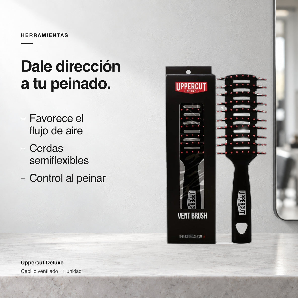 Uppercut Vent Brush - 1 unidad